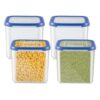 Milton Stacko Plastic Storage Container Set of 4 Blue - LXINDIA.COM