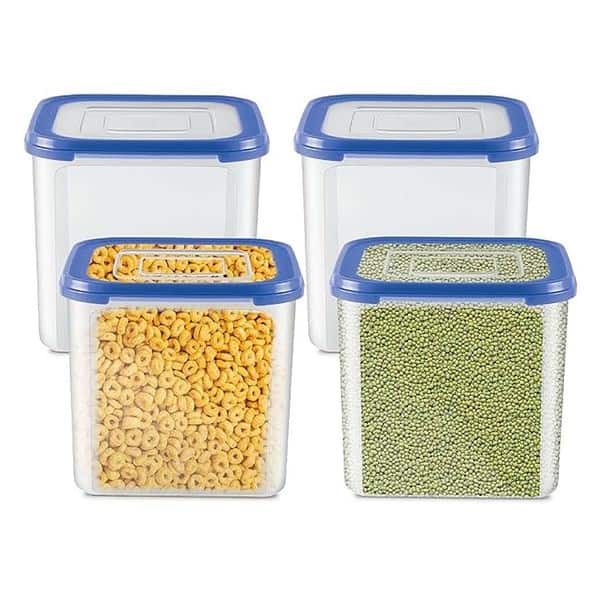 Milton Stacko Plastic Storage Container Set of 4 Blue - LXINDIA.COM