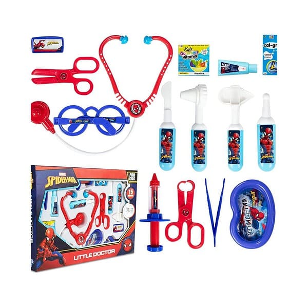 Muren Spiderman Doctor set Toys for Kids 15 Pieces 1 min - LXINDIA.COM