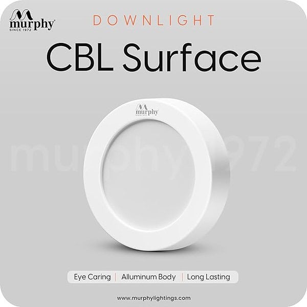 Murphy 9Watts CBL Round Surface Down Light Cool White Aluminium Pack of 5 1 - LXINDIA.COM