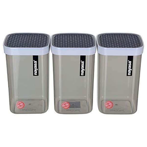 Nayasa Plastic Fusion Container Set of 6 1500ml b - LXINDIA.COM