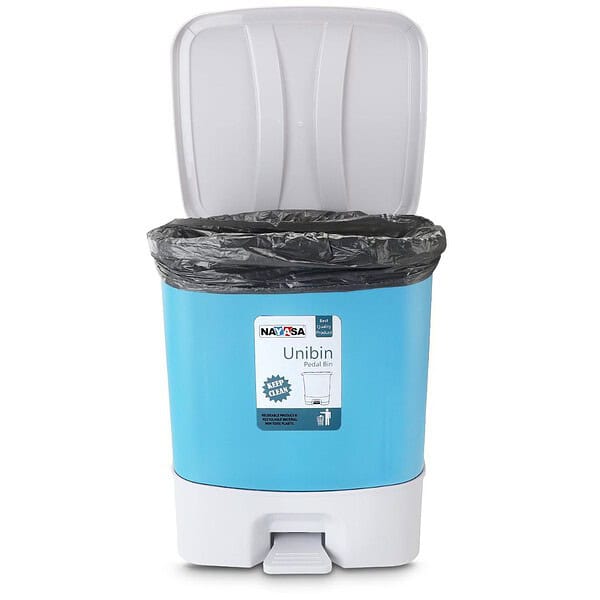 Nayasa Plastic Unibin Square 33 Ltrs Blue1 - LXINDIA.COM