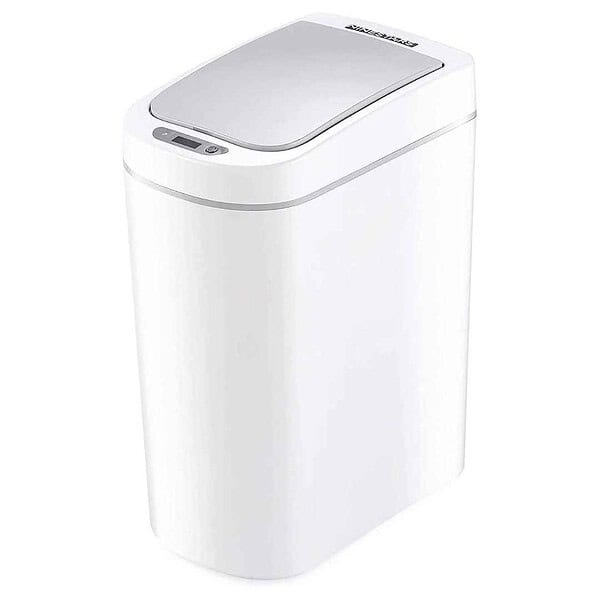 Ninestars AMZ 7 2 Motion Sensor Trashcan White - LXINDIA.COM