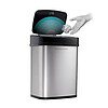 Ninestars DZT 12 5 Touchless Stylish Motion Sensor Dustbin Silver - LXINDIA.COM