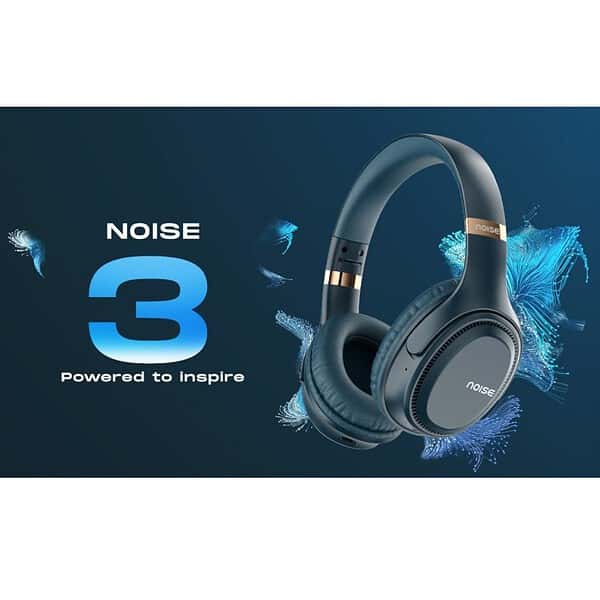 Noise 3 Wireless On Ear Headphones with 70H Playtime Carbon Black 1 - LXINDIA.COM