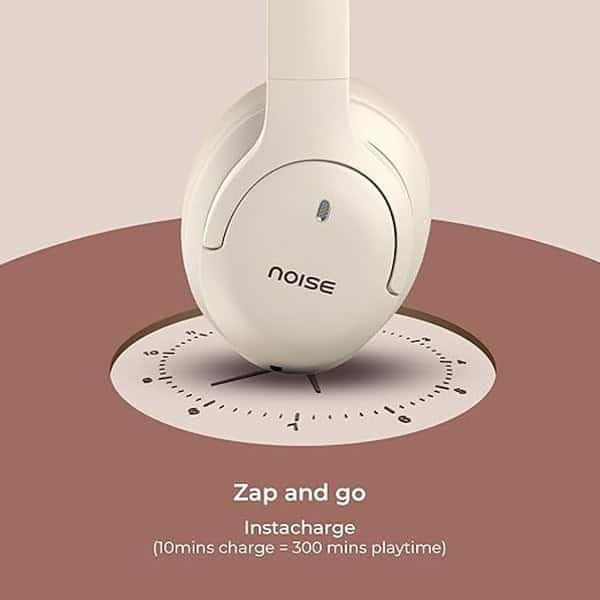 Noise 4 Wireless On Ear Headphones with 70H PlaytimeCalm Beige 3 - LXINDIA.COM