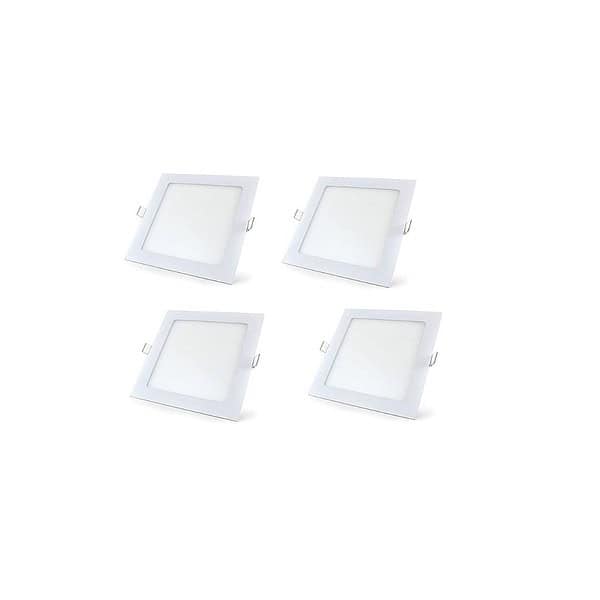 Online Generation 18 watt Led Slim Panel Light Square White Pack of 4B - LXINDIA.COM