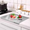 OrganizeMee Premium Stainless Steel Chopping Board Medium Platform 35x30cm - LXINDIA.COM