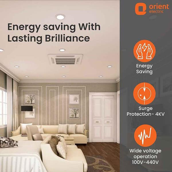 Orient Electric Moonlite 6W LED Down Light3 - LXINDIA.COM