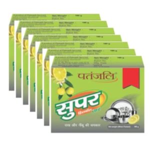 PATANJALI Super Dish Wash Bar Pack of 7 7 x 160 g - LXINDIA.COM