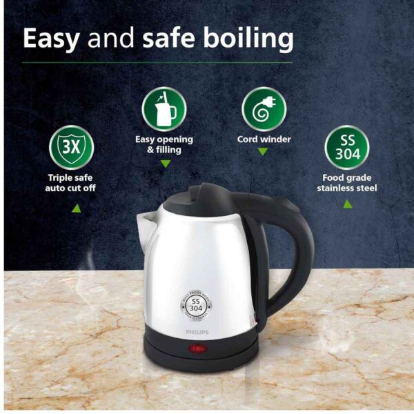 PHILIPS HD9373 00 1.5 liter Kettle 1500W3 - LXINDIA.COM