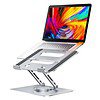 PLIXIO Adjustable Laptop Stand Sliver - LXINDIA.COM