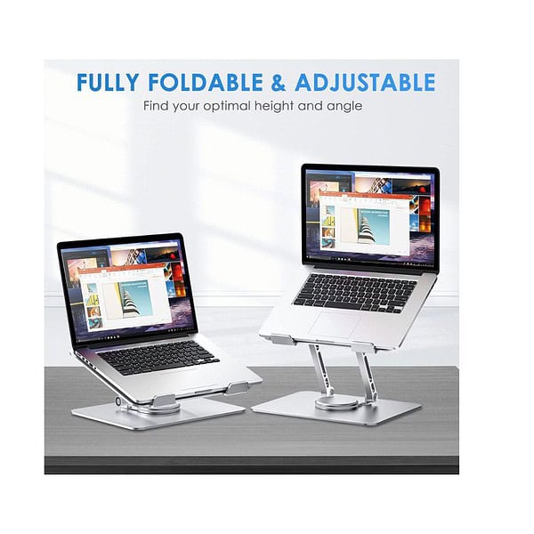 PLIXIO Adjustable Laptop Stand Sliver 3 - LXINDIA.COM