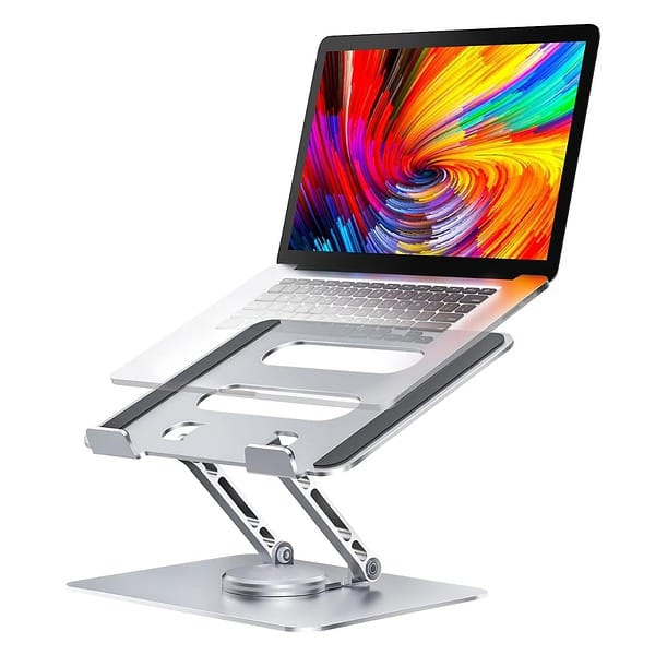 PLIXIO Adjustable Laptop Stand Sliver - LXINDIA.COM