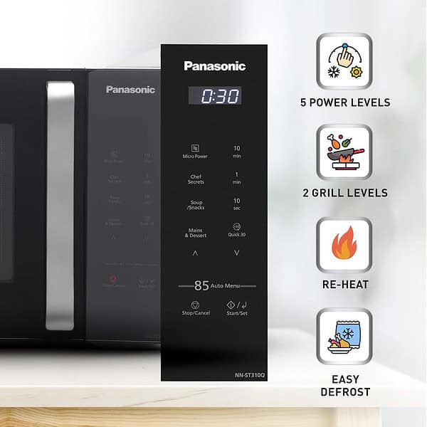 Panasonic 25L Solo Microwave Oven NN ST310QBFG1 - LXINDIA.COM