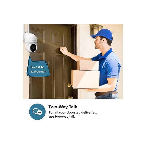 Philips Smart 360 degree Wifi Outdoor Security Camera HSP3800 4 - LXINDIA.COM