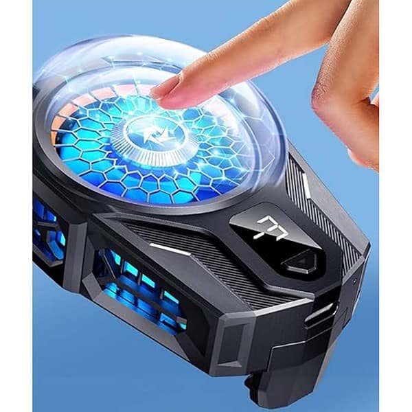 Phone Cooler Mobile Cooler Phone Cooling Fan Portable Lightweight BlackSL16 1 - LXINDIA.COM