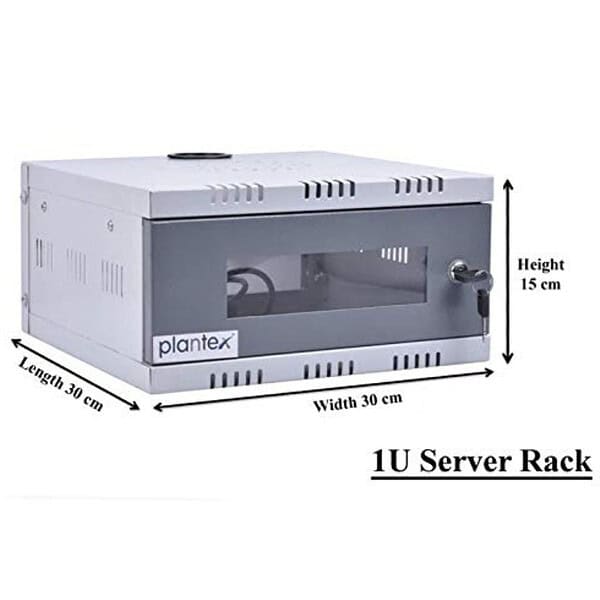 Plantex CCTV Network Rack 1U1 - LXINDIA.COM