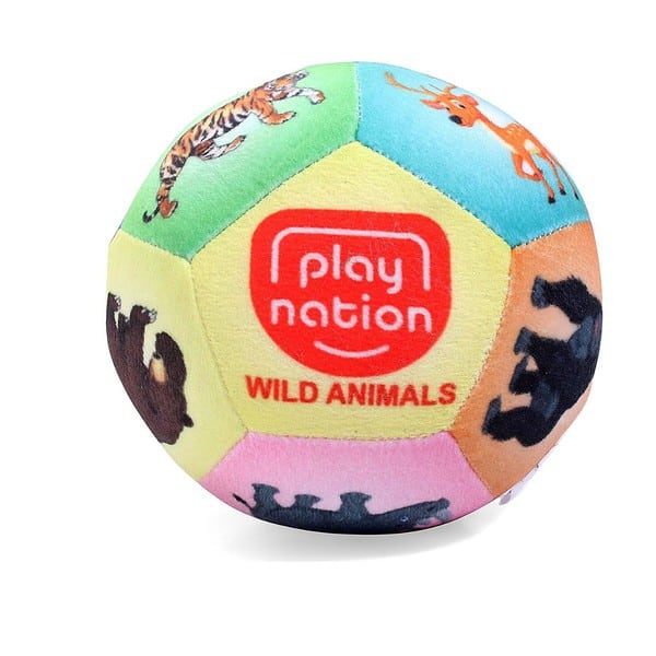 Play Nation Premium Wild Animal Themed Soft Ball for Kids - LXINDIA.COM