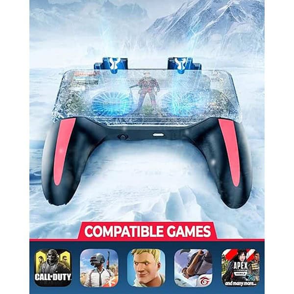 Plexaris Phone Cooler Gaming Fan Mobile Case with L1R1 Triggers 2 - LXINDIA.COM