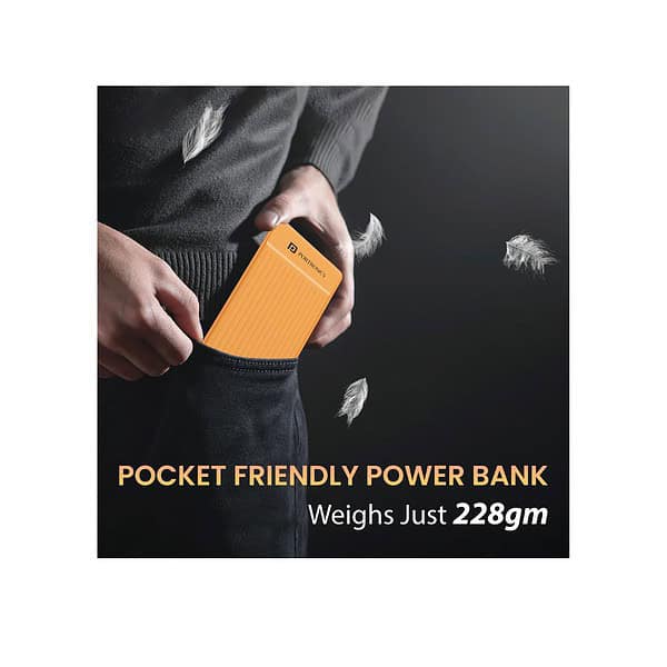 Portronics Luxcell B 10K 10000 mAh Yellow 3 - LXINDIA.COM