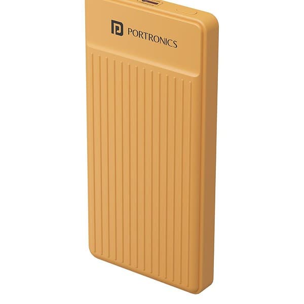 Portronics Luxcell B 10K 10000 mAh Yellow - LXINDIA.COM