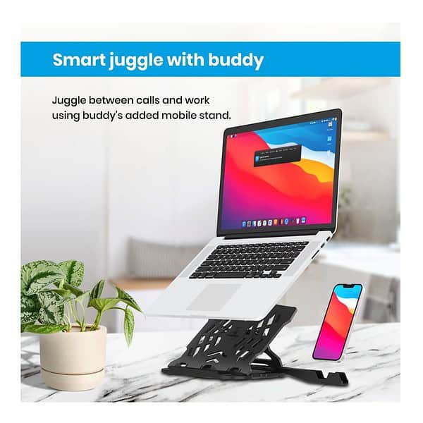 Portronics My Buddy Hexa 22 Laptop Stand 1 - LXINDIA.COM