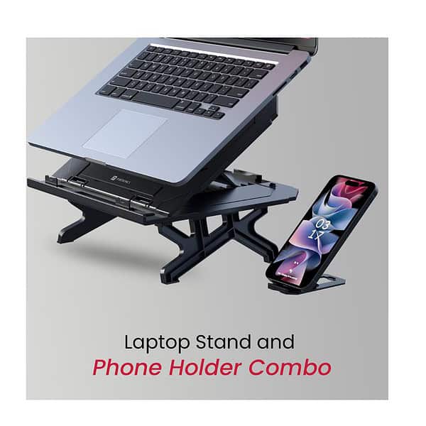 Portronics My Buddy Hexa 33 Laptop Stand 3 - LXINDIA.COM