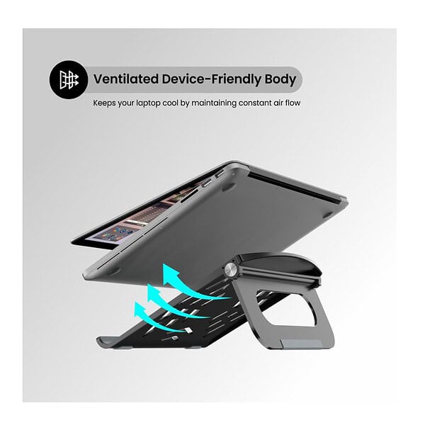 Portronics My Buddy Hexa 5 Laptop Stand 2 - LXINDIA.COM