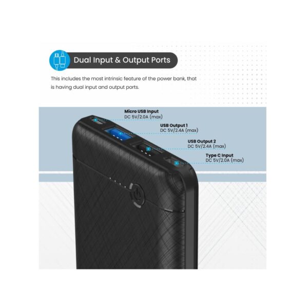 Portronics Power Brick II 10000 mAh 2 - LXINDIA.COM