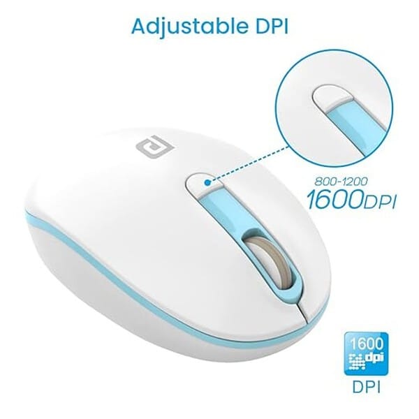 Portronics Toad 11 Wireless Mouse Blue 1 - LXINDIA.COM