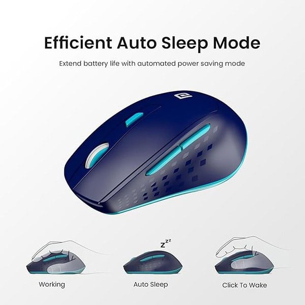 Portronics Toad 32 Wireless Mouse Blue 2 - LXINDIA.COM