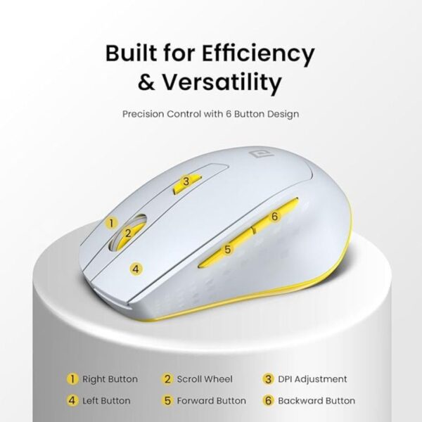 Portronics Toad 32 Wireless MouseGrey 1 - LXINDIA.COM