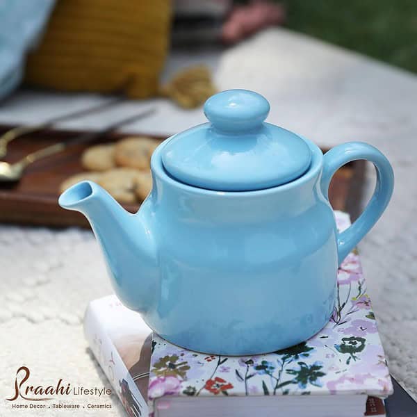 Praahi Lifestyle Tea Cup Sky Blue 6 Piece Set b - LXINDIA.COM