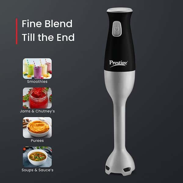 Prestige ACE Hand Blender 250 W Black and White2 - LXINDIA.COM