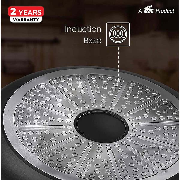 Prestige Aluminium Hard Anodised 20cm Black Fry Pan C - LXINDIA.COM