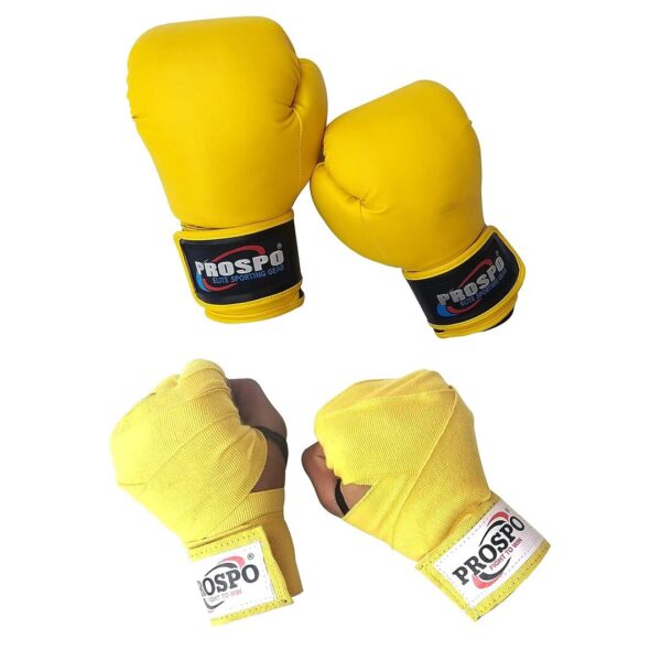 Prospo Boxing Gloves with Hand Wrap - LXINDIA.COM