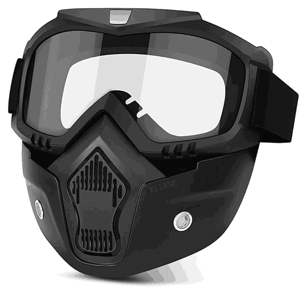 QUICKMOVE Goggle Mask With Soft Foam Padded Detachable Mouth Filter - LXINDIA.COM