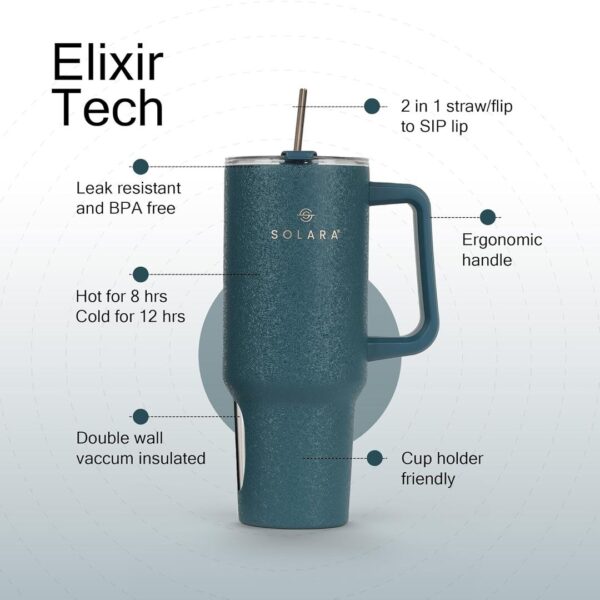 SOLARA Elixir 40oz Tumbler 1200ml Bezel a - LXINDIA.COM