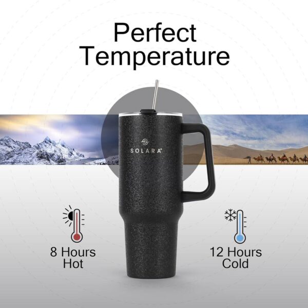 SOLARA Elixir 40oz Tumbler 1200ml Black Knight b - LXINDIA.COM