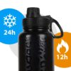 SOLARA Insulated Water Bottle 1000ml Black Leopard B - LXINDIA.COM