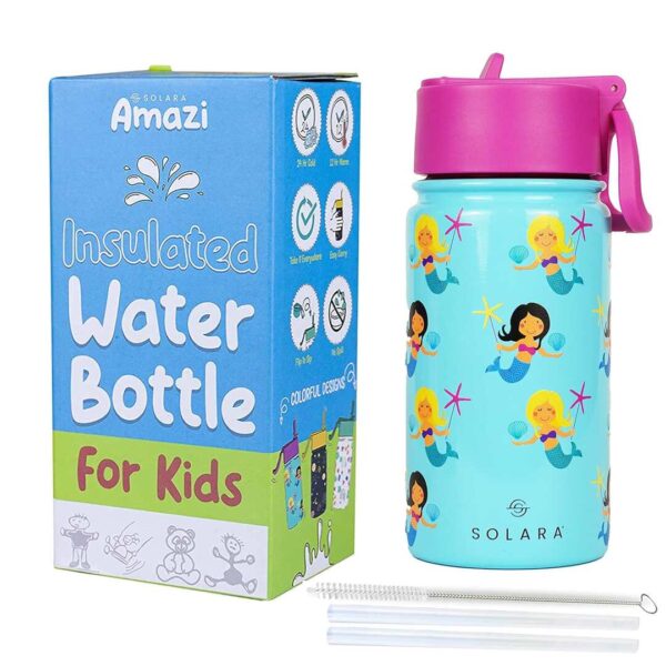 SOLARA Insulated Water Bottle for Kid Mermaid 450 ml - LXINDIA.COM