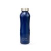 SOLARA Stainless Steel Sipper Water Bottle 1 Litre Dark Blue C - LXINDIA.COM