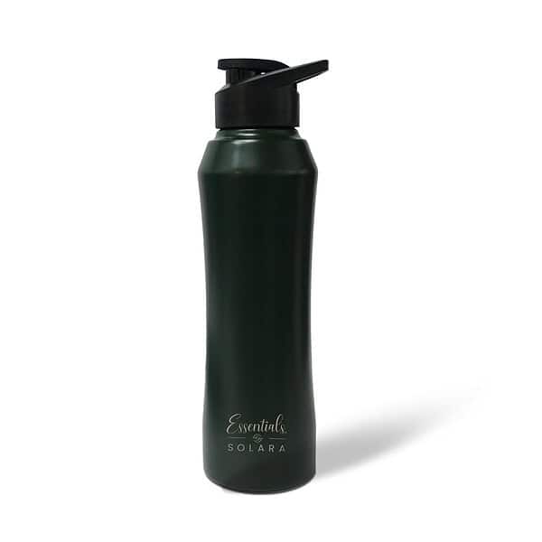 SOLARA Stainless Steel Sipper Water Bottle 1 Litre Dark Green - LXINDIA.COM