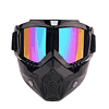 SRPHERE Motorcycle Helmet Glasses Modular Helmet Mask Detachable Goggles - LXINDIA.COM