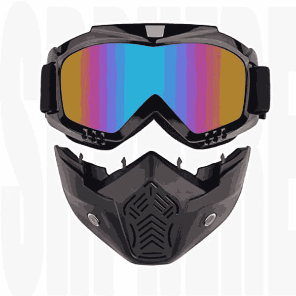 SRPHERE Motorcycle Helmet Glasses Modular Helmet Mask Detachable Goggles2 - LXINDIA.COM