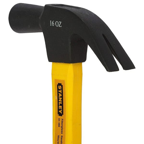 STANLEY 51 186 Fibreglass Nail Hammer 450gms2 - LXINDIA.COM