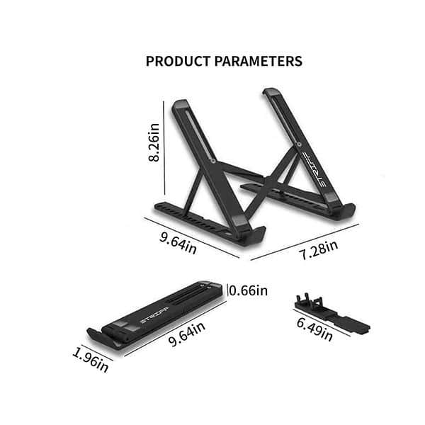 STRIFF Adjustable Anti Slip Multi angle adjustment Laptop Stand 3 - LXINDIA.COM