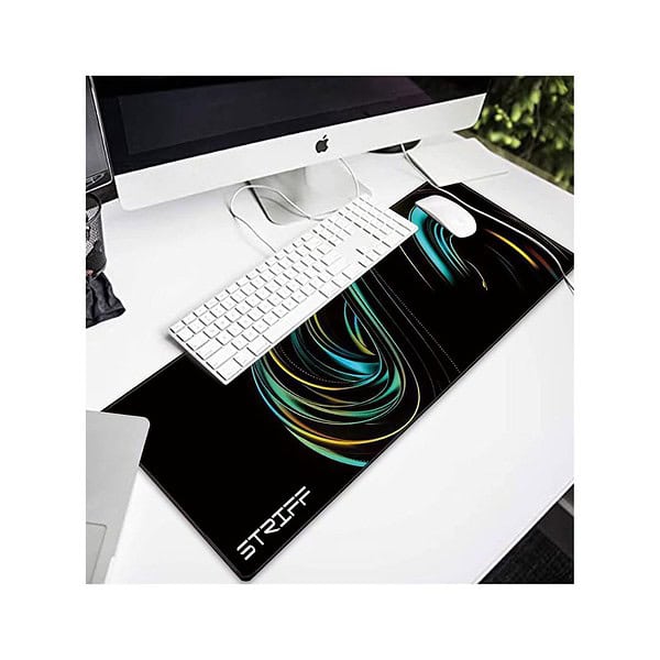 STRIFF Extended Gaming Mouse Pad Stitched Edges Non Slip Rubber Universe 4 - LXINDIA.COM