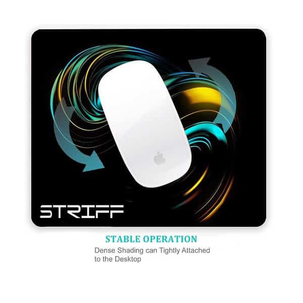 STRIFF Extended Gaming Mouse Pad Stitched Edges Non Slip Rubber Universe Small 2 - LXINDIA.COM